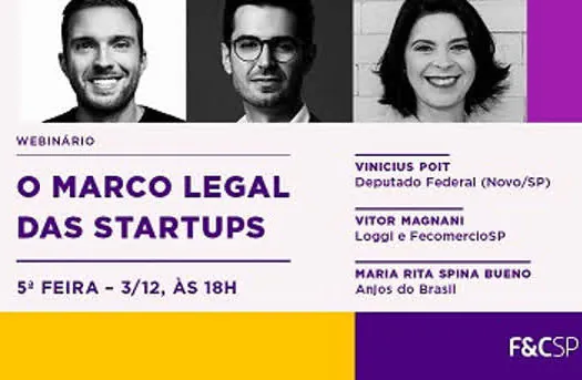 FecomercioSP apresenta webinário sobre o Marco Legal das Startups