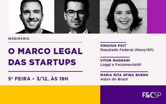 FecomercioSP apresenta webinário sobre o Marco Legal das Startups