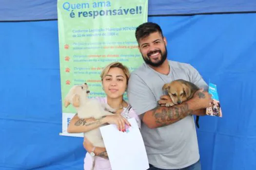 Feira de adoção “Eu amo, eu adoto” garante lar para 47 animais