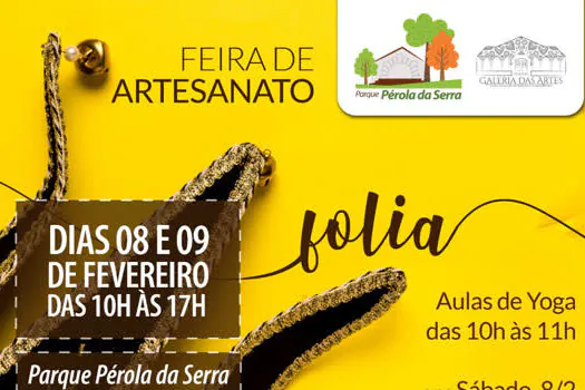 Parque Pérola da Serra sediará Feira de Artesanato e atividades em fevereiro