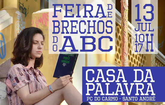 Feira de Brechós do ABC será realizada na Casa da Palavra