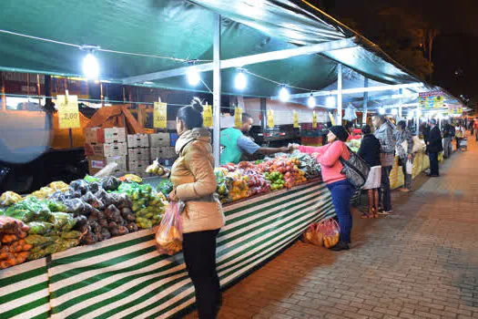 Feira noturna de Diadema tem novo horário de funcionamento