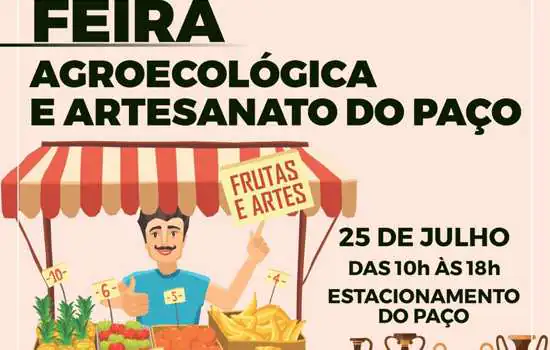 Prefeitura de Mauá realiza feira agroecológica e de artesanato no Paço Municipal