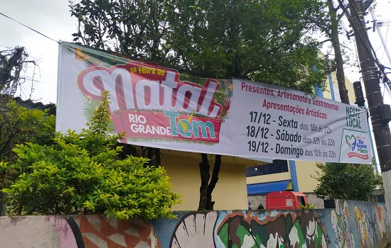 Prefeitura de Rio Grande da Serra promove a Feira de Natal “Rio Grande TEM”