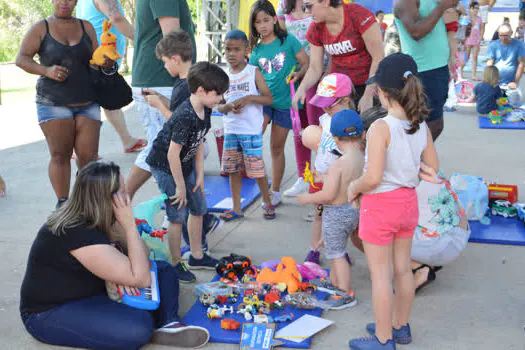 Feira de Troca de Brinquedos de Santo André atinge recorde de participantes