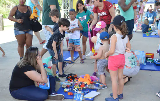 Feira de Troca de Brinquedos de Santo André atinge recorde de participantes