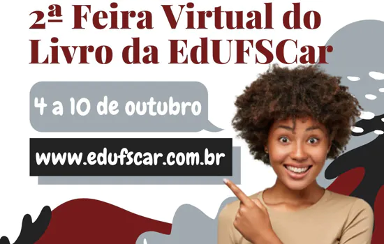 2ª Feira Virtual do Livro da UFSCar  segue até 10 de outubro