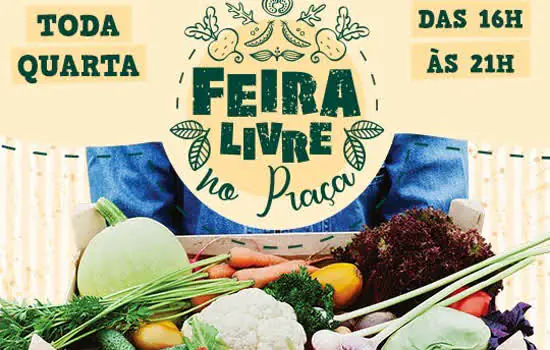 Feira livre volta ao Shopping Praça da Moça nesta quarta-feira