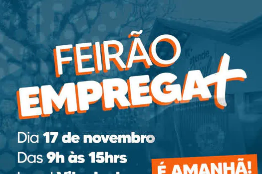 Feirão Emprega+ de Ribeirão Pires vai oferecer 250 vagas nesta quarta