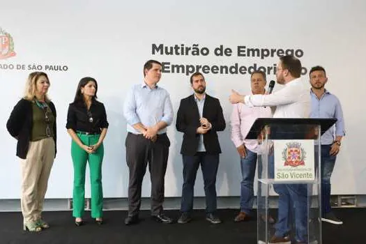 Governo de SP promove Mutirão do Emprego e Empreendedorismo em São Vicente