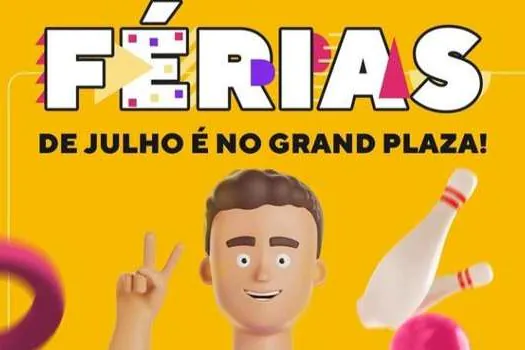 Grand Plaza promove atividades lúdicas e artísticas nesse período de férias