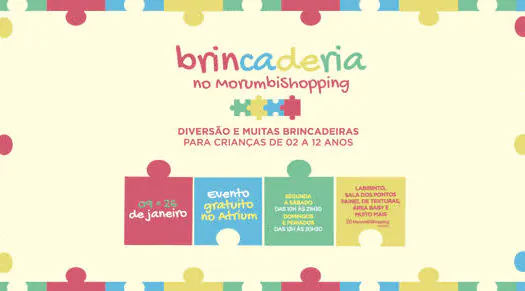 MorumbiShopping terá espaço para atividades interativas inspiradas em instalações