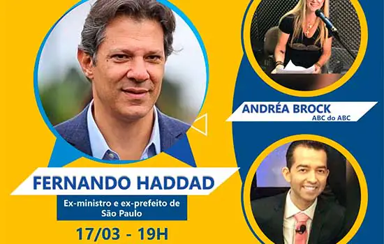 Live do Fernando Haddad no ABCdoABC