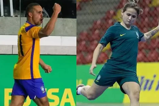 Ferrão e Amandinha são eleitos melhores do mundo no futsal