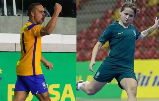 Ferrão e Amandinha são eleitos melhores do mundo no futsal