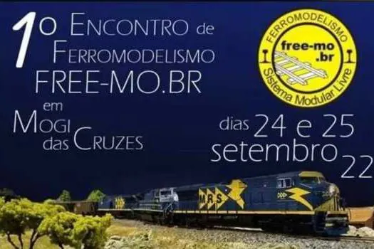 Mogi das Cruzes sedia 1º Encontro de Ferromodelismo