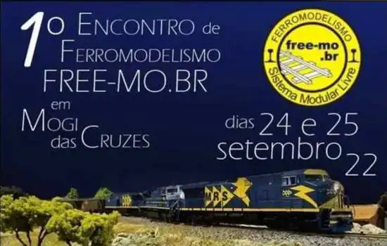 Mogi das Cruzes sedia 1º Encontro de Ferromodelismo