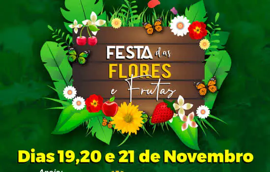 Parque Prof.º Luiz Carlos Grecco recebe Festa das Flores e Frutas