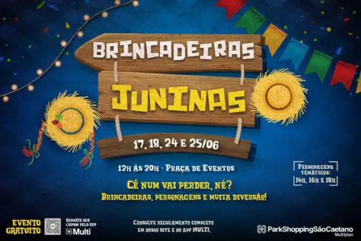 ParkShopping São Caetano entra no clima junino com brincadeiras típicas