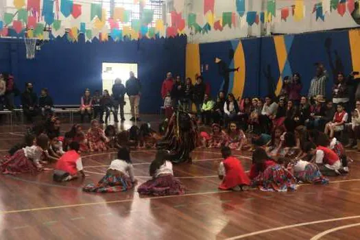 Com arrecadação de alimentos e agasalhos, Escola Vereda realiza Festa Junina