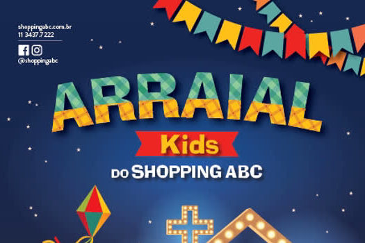 Shopping ABC promove arraial infantil com brincadeiras típicas gratuitas