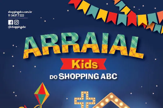 Shopping ABC promove arraial infantil com brincadeiras típicas gratuitas