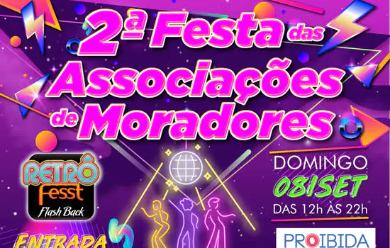 2ª Festa das Associações de Moradores de Ribeirão Pires acontecerá em setembro