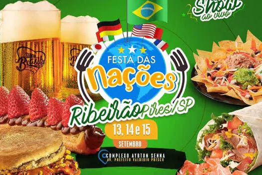 Ribeirão Pires recebe Festa das Nações nesse fim de semana