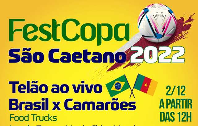 São Caetano organiza evento com telão no Chico Mendes para Brasil x Camarões
