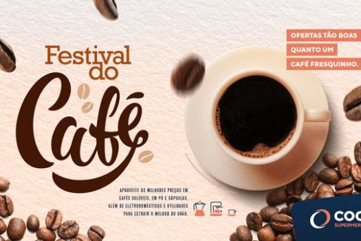 COOP lança Festival do Café em sua rede de supermercado