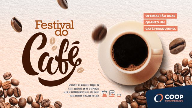 COOP lança Festival do Café em sua rede de supermercado