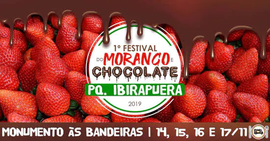 Festival do Morango e Chocolate no Parque Ibirapuera