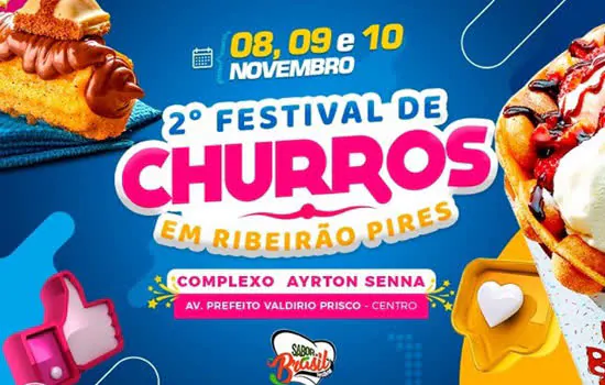 Fim de semana terá Festival de Churros em Ribeirão Pires