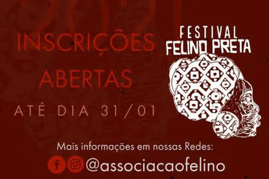 Festival Felino Preta 2021 abre inscrições para artistas de diversas regiões do Brasil