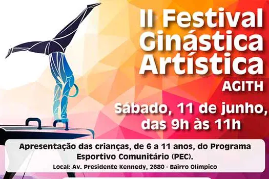 AGITH recebe Festival de Ginástica Artística