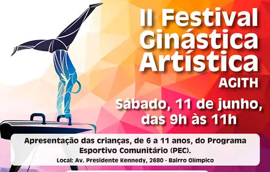 AGITH recebe Festival de Ginástica Artística