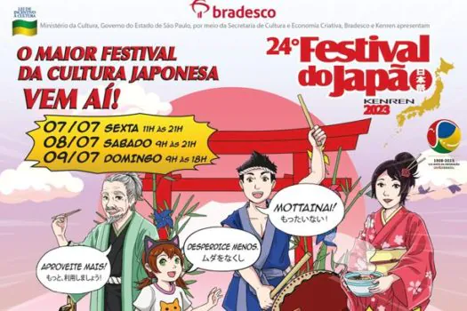 24º Festival do Japão acontece de 7 a 9 de julho, no São Paulo Expo