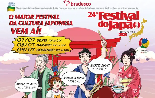 24º Festival do Japão acontece de 7 a 9 de julho