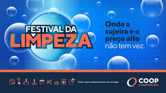 COOP lança Festival da Limpeza e projeta crescimento de 15% nas vendas da categoria