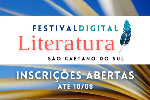 São Caetano tem inscrições gratuitas para o Festival Digital de Literatura