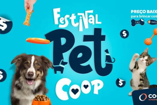 COOP lança Festival Pet com promoções e feira de adoção