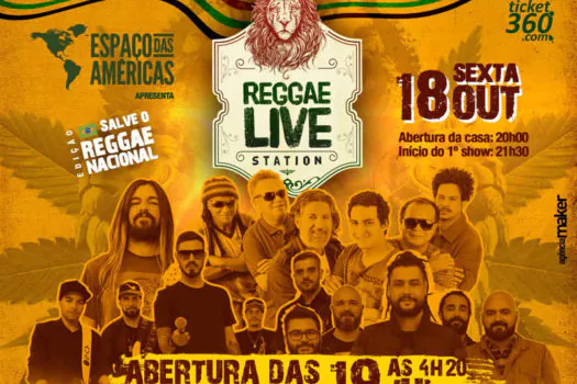 Reggae Live Station no Espaço das Américas