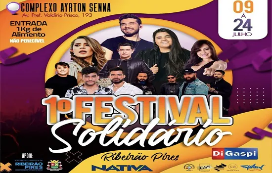 Ribeirão Pires realiza o 1º Festival Solidário