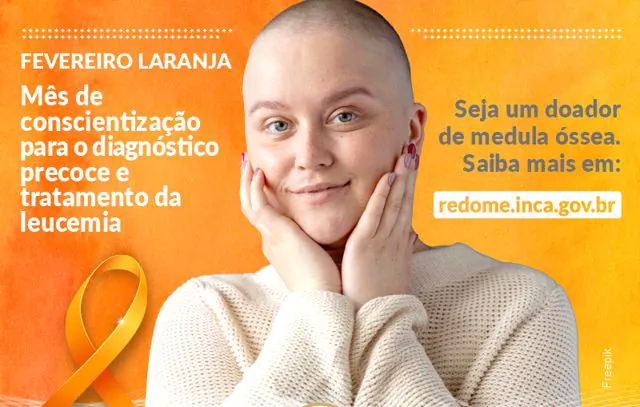 Leucemia e doação de medula são temáticas do ‘Fevereiro Laranja’