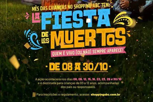 La Fiesta de Los Muertos! agita Dia das Crianças no Shopping ABC