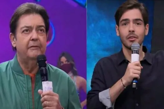 Filho de Faustão diz que não ter o pai no programa o deixou mais tranquilo