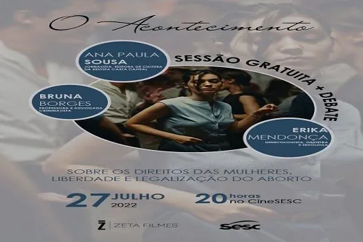 Sessão gratuita CineSesc