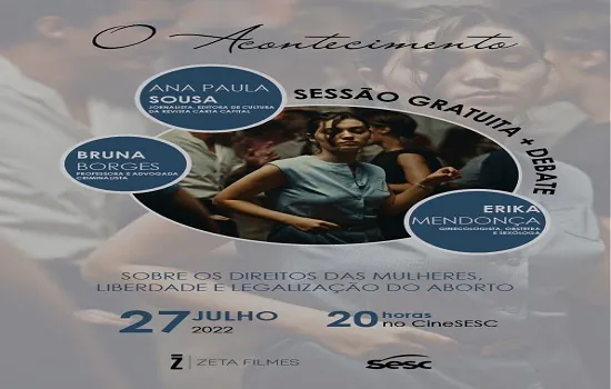 Sessão gratuita CineSesc