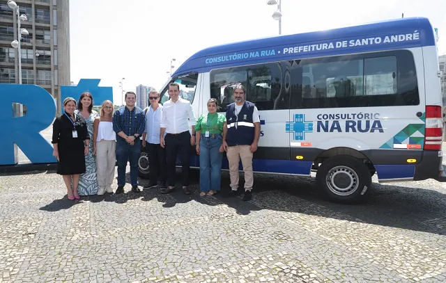 Equipe da Fiocruz visita Santo André para conhecer projeto Consultório na Rua