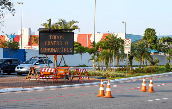 São Caetano utiliza PMVs para informar motoristas a respeito do coronavírus